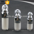 top sale new design white airless acrylic bottle with transparent cap